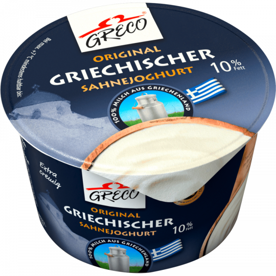 Greco Original Griechischer Sahnejoghurt 10 % Fett 150 g 
