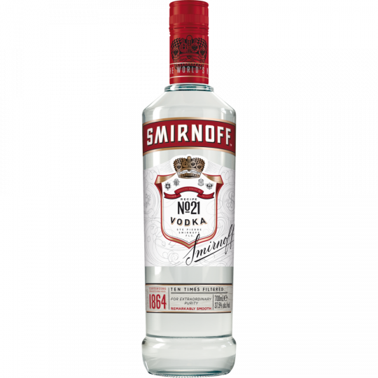 SMIRNOFF No.21 Red Label Premium Vodka 37,5 % vol. 0,7 l 