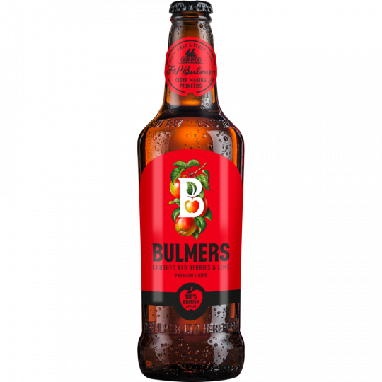 BULMERS Crushed Red Berries & Lime Cider 0,5 l 