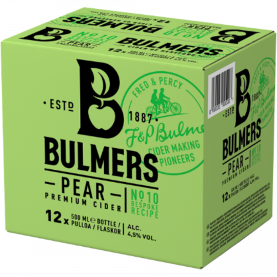BULMERS Pear Premium Cider - Karton 12 x 0,5 l 