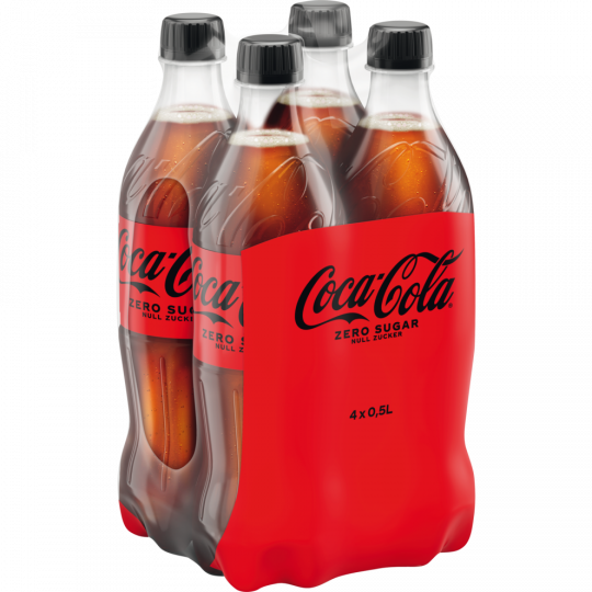 Coca-Cola Zero Sugar - 4-Pack 4 x 0,5 l 