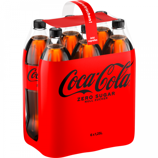 Coca-Cola Zero Sugar - 6-Pack 6 x 1,25 l 