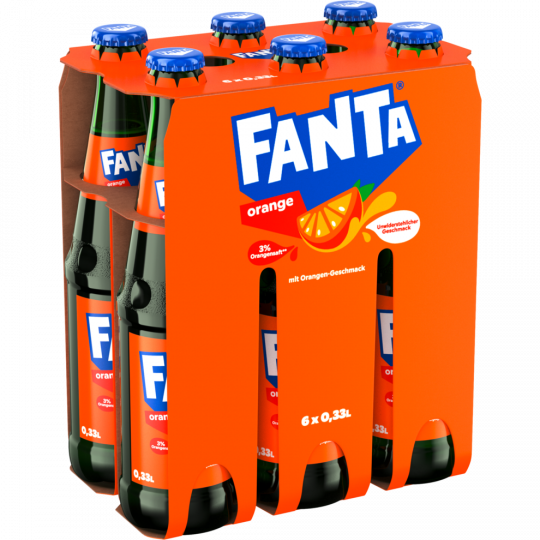 Fanta Orange - 6-Pack 6 x 0,33 l 