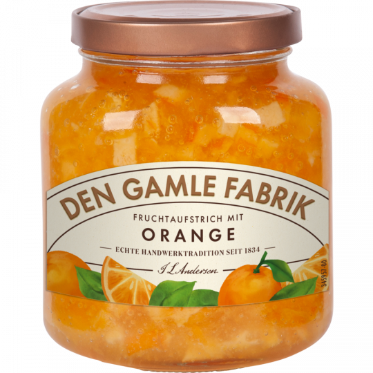 DEN GAMLE FABRIK Orange Dänischer Fruchtaufstrich 380 g 