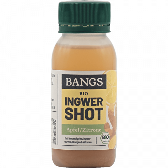 Bangs Bio Ingwer Shot mit Apfel & Zitrone 0,06 l 
