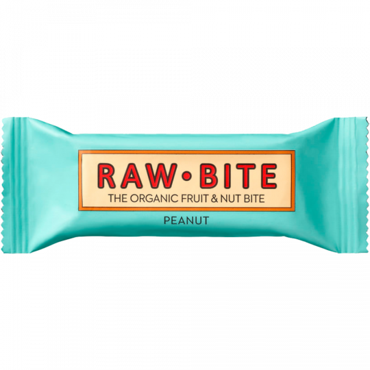 Raw Bite Bio Peanut Riegel 50 g 