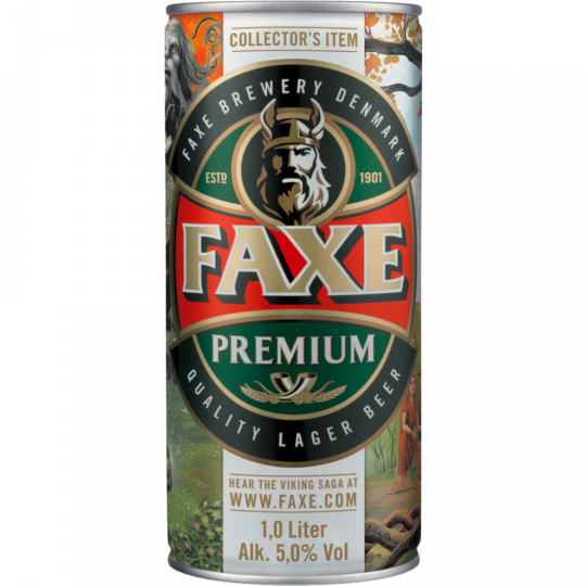 Faxe Premium Quality Lager Beer 1 l 
