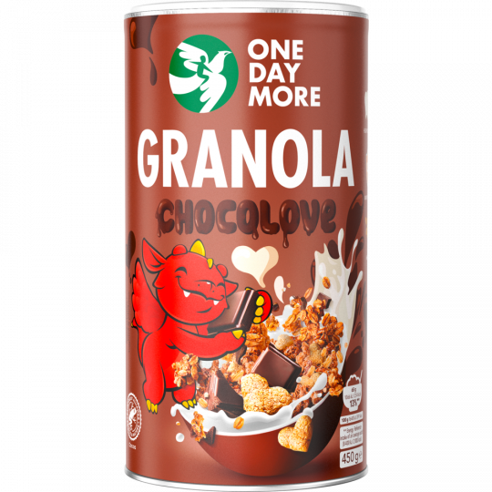 OneDayMore Granola Chocolove 450 g 