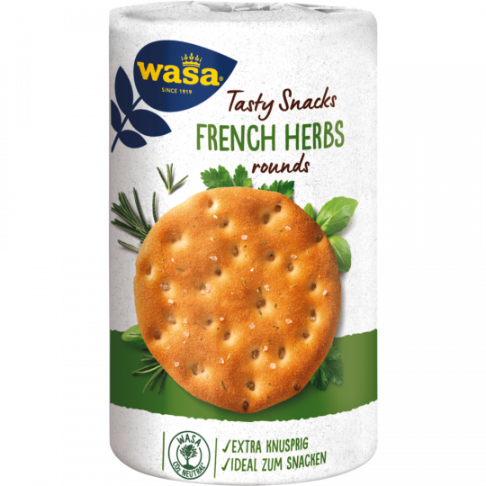 Wasa Tasty Snacks Rounds French Herbs 205 g 