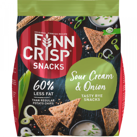 FINN CRISP Snacks Sour Cream & Onion 150 g 
