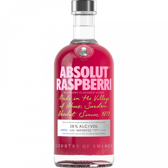 ABSOLUT Vodka Raspberri 38 % vol. 0,7 l 