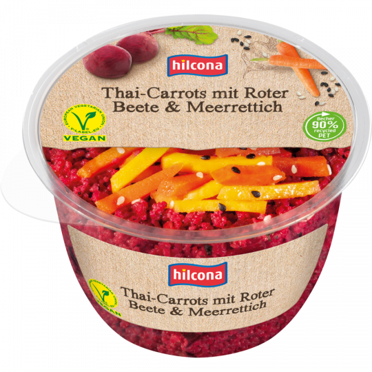 hilcona Thai-Carrots mit roter Beete und Meerretich 210 g 