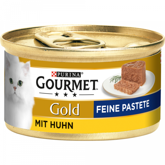 Purina Gourmet Gold Feine Pastete mit Huhn 85 g 