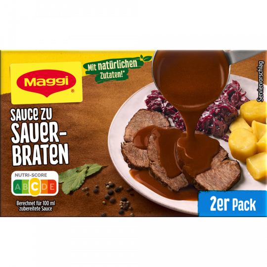 Maggi Sauce zu Sauerbraten für 2 x 250 ml 