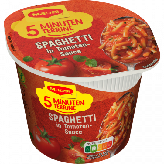 Maggi 5 Minuten Terrine Spaghetti in Tomatensauce 60 g 