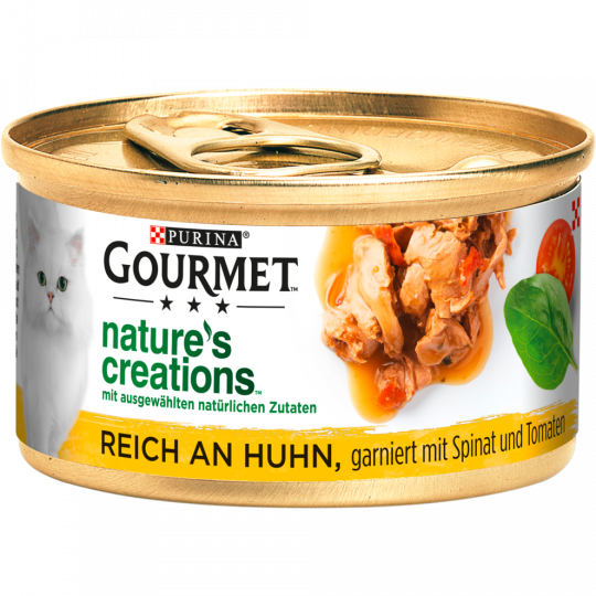 Purina Gourmet Nature's Creations reich an Huhn 85 g 