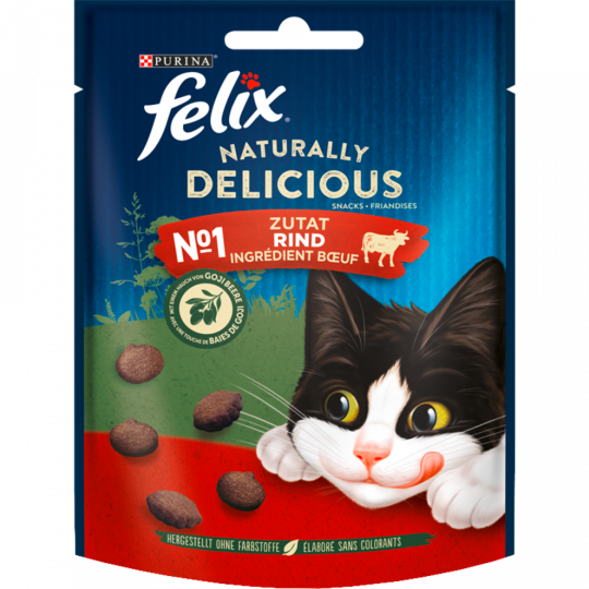 Purina felix Naturally Delicious mit Rind 50 g 