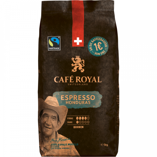 CAFÉ ROYAL Honduras Espresso ganze Bohnen 1 kg 