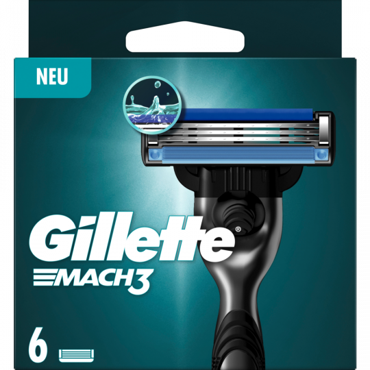 Gillette Mach3 Systemklingen 6 Stück 