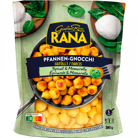RANA Pfannen-Gnocchi gefüllt Spinat & Mozzarella 280 g 