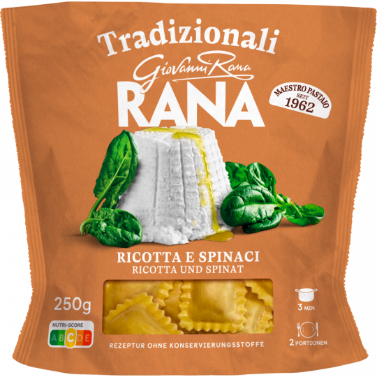 RANA Ravioli Ricotta und Spinat 250 g 