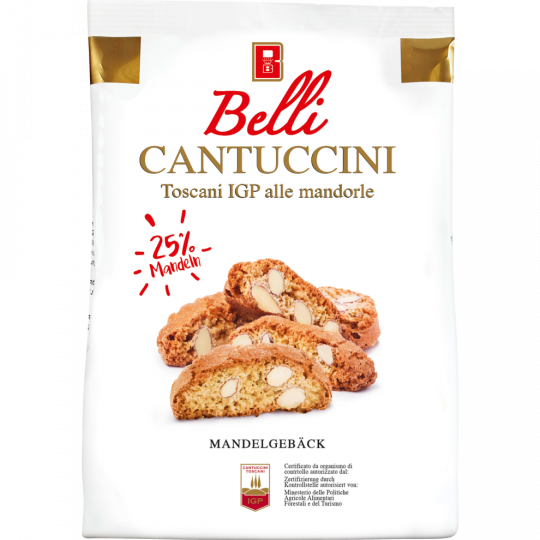 Belli Cantuccini Toscani IGP alla Mandorla 250 g 