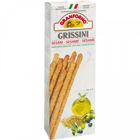 GRANFORNO Grissini Sesam 125 g 