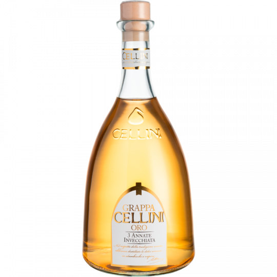 Cellini Grappa Oro 38 % vol. 0,7 l 