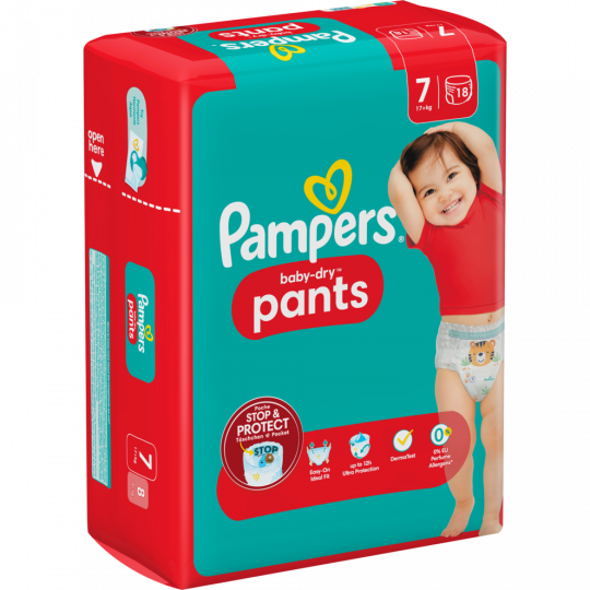Pampers Baby-Dry Pants Größe 7 18 Stück 