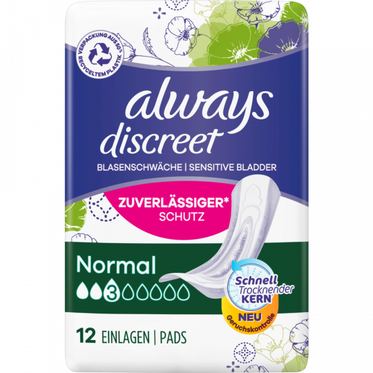 always Discreet Inkontinenz Normal 12 Stück 