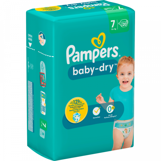 Pampers Baby-Dry Windeln Gr.7 15+kg 20 Stück 