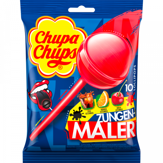 Chupa Chups Lollipops Zungenmaler 10 Stück 