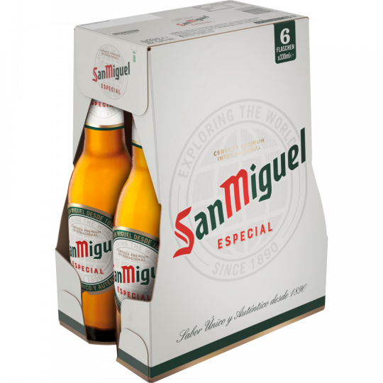 San Miguel Especial - 6-Pack 6 x 0,33 l 