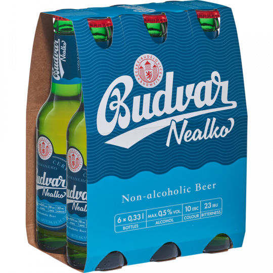 Budweiser Budvar Nealko - 6-Pack 6 x 0,33 l 
