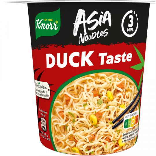 Knorr Asia Noodles Snack Becher Ente 61 g 