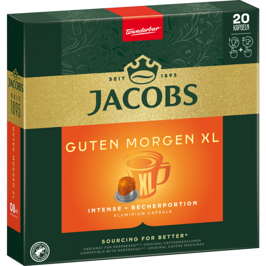 Jacobs Guten Morgen XL Intense 20 Kapseln 