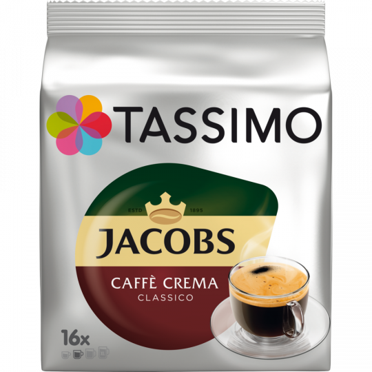 Tassimo Jacobs Caffé Crema Classico 16 Kapseln 