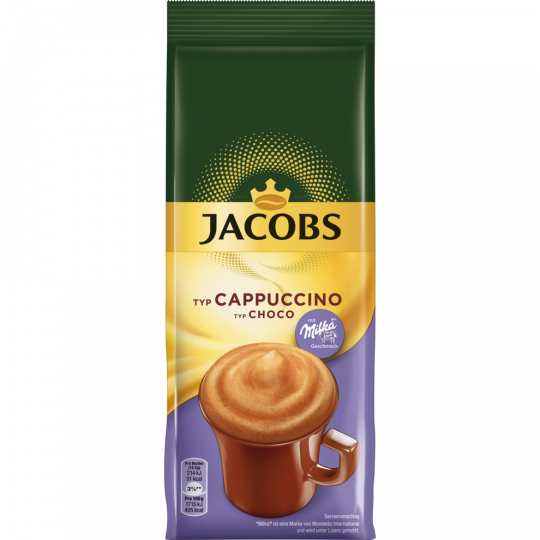 Jacobs Typ Choco Cappuccino Nachfüllbeutel 500 g 