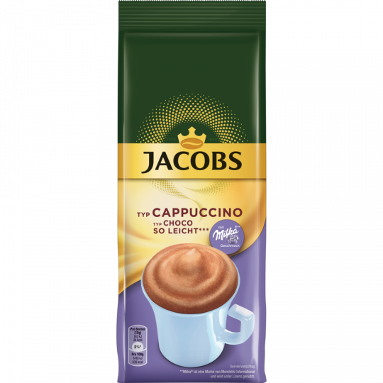 Jacobs Typ Choco Cappuccino So Leicht Nachfüllbeutel 400 g 