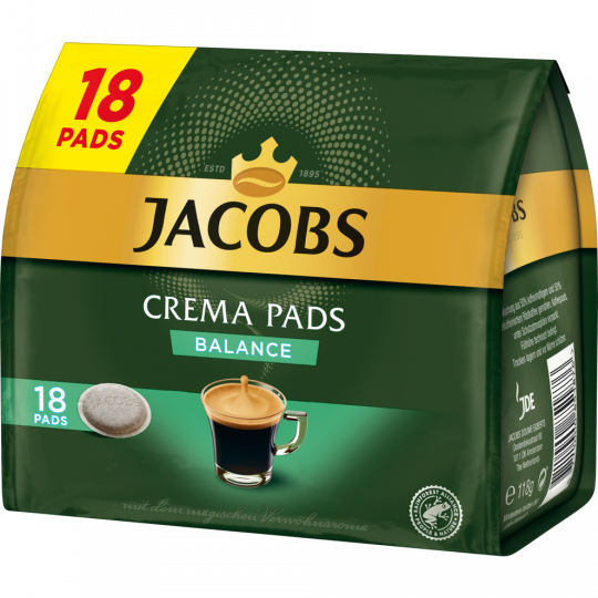 Jacobs Crema Pads Balance 18 Pads 
