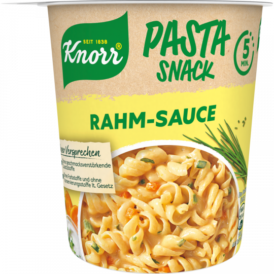 Knorr Pasta Snack mit Rahm-Sauce 62 g 