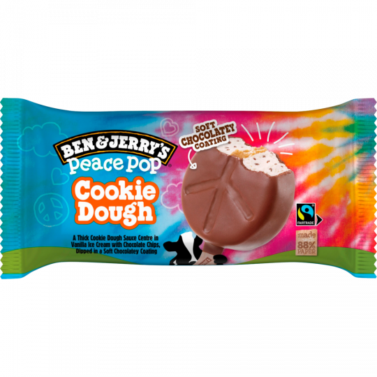 BEN & JERRY'S Cookie Dough Peace Pop 80 ml 