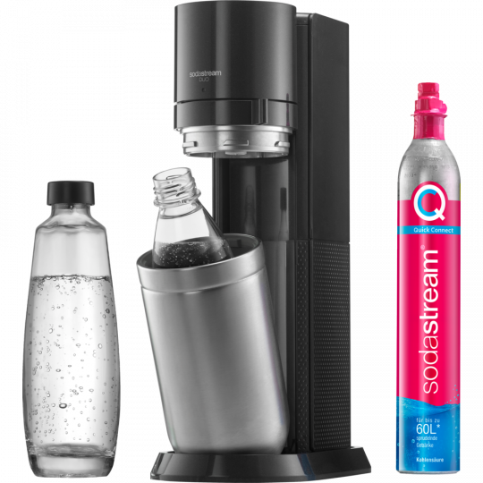 SodaStream DUO Wassersprudler für Kunststoffflaschen und Glasflaschen 