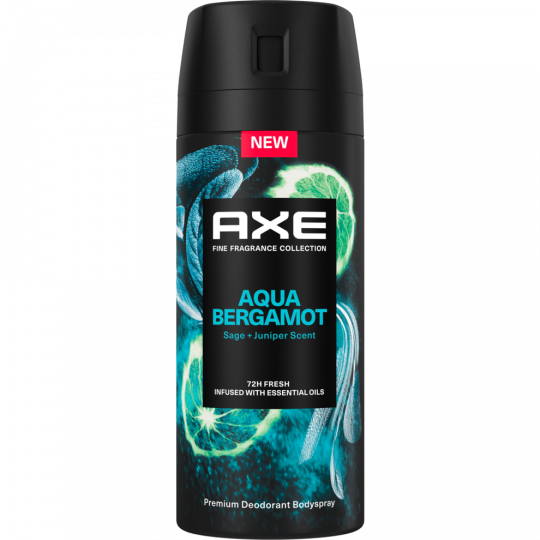 AXE Deo Bodyspray Premium Aqua Bergamot ohne Aluminiumsalze 150 ml 
