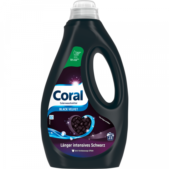 Coral Black Velvet Colorwaschmittel flüssig 23 Waschladungen 