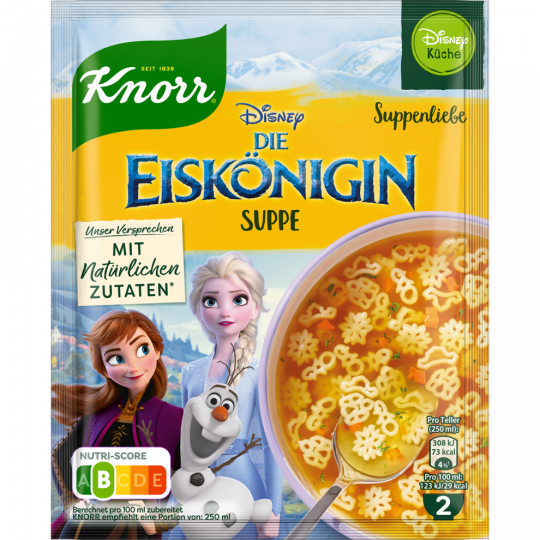 Knorr Suppenliebe Disney die Eiskönigin Suppe für 2 Teller 