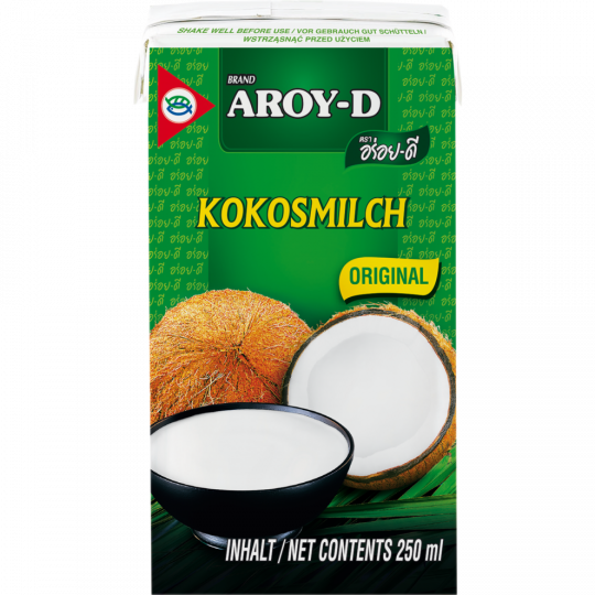 Aroy-D Kokosnussmilch 17 % Fett 250 ml 