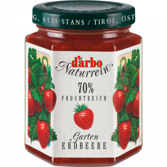 d'arbo Naturrein Fruchtreich Garten Erdbeer 200 g 