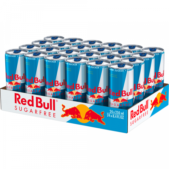 Red Bull Sugarfree - Tray 24 x 0,25 l 
