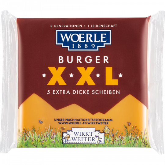 Woerle XXL Burger Scheiben 35 % Fett i. Tr. 200 g 